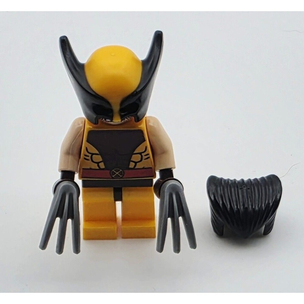 LEGO Marvel Wolverine Minifigure sh0118 X-Men vs Sentinel 76022 Complete 2014